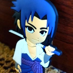 Sasuke soft keychain holder/Naruto